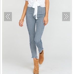 ShowMeYourMumu Soho Skinnies Hickory Stripe unworn